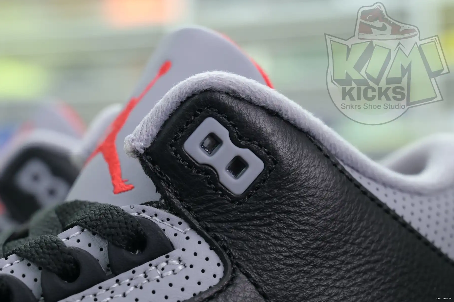 Kimikick 3“Black Jordan Air Cement Reimagined” 0825